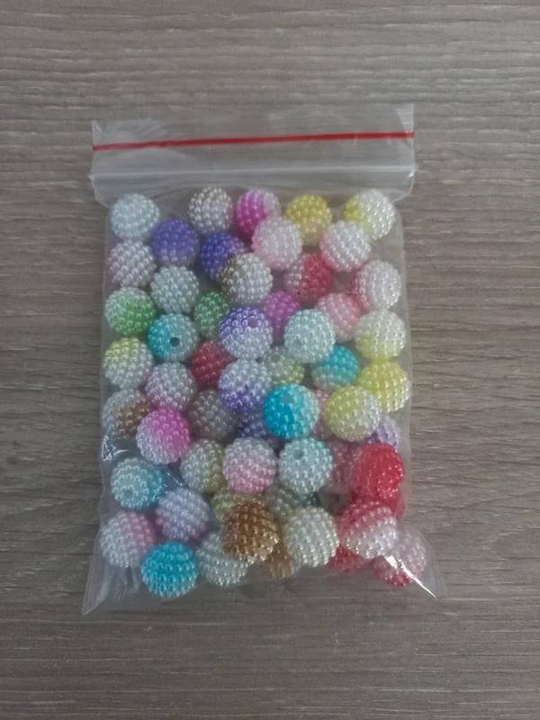 Lot De Perles Acrylique Bicolores Dégradées